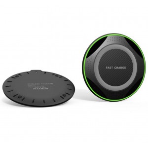Безжично зарядно Planet Tech, Tънък дизайн, 10W, Черен Безжично зарядно Planet Tech, Tънък дизайн, 10W, Черен