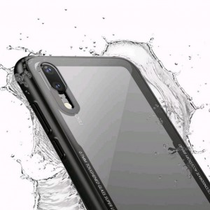 Прозрачен гръб с цветна рамка за Huawei P20pro