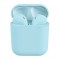 Безжични слушалки i12 TWS InPods, Bluetooth 5.0, Тъч контрол, 3D звук, Съвместими Android и iPhone, Сини