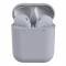 Безжични слушалки i12 TWS InPods, Bluetooth 5.0, Тъч контрол, 3D звук, Съвместими Android и iPhone, Сиви