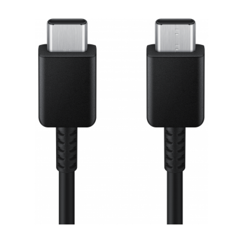 Кабел за Samsung USB-C / USB-C Cable, 25W, Planet Tech за зареждане и данни, 1 метър, Черен