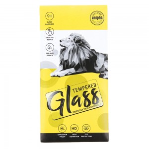Стъклен протектор за iPhone 17 Air, Tempered Glass Full Glue 9D с черна рамка