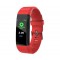 Смарт фитнес гривна ID115 Plus Fitness, 0,96" OLED, Пулс, Крачкомер, Водоустойчив IP65, Известия, Червен