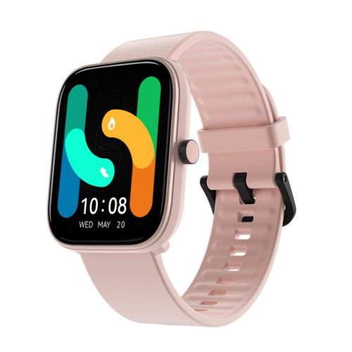 Xiaomi Haylou Smart Watch GST Lite, Водоустойчив, 1,69″ дисплей, 30 режима на спорт, 39 грама, Розов