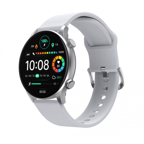 Xiaomi Haylou Smart Watch RT3, Водоустойчив, 1.43″ AMOLED touchscreen, 2.5D Curved Glass, Bluetooth разговори, Сив