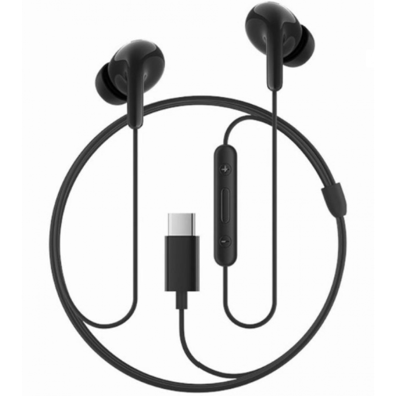 Xiaomi Type-C Earphones, HD микрофон, Черни