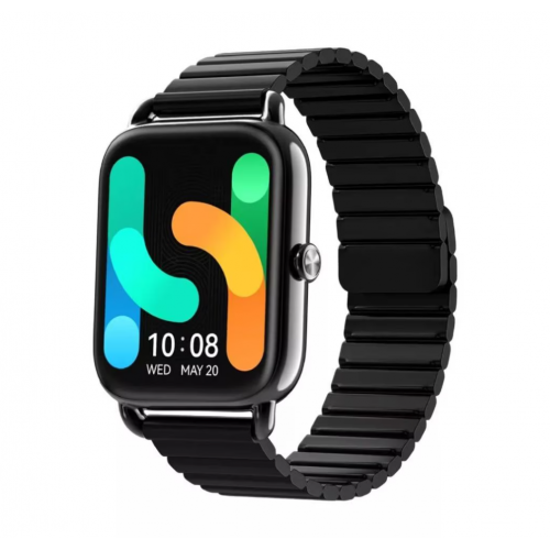 Xiaomi Watch Haylou RS4 Plus, Водоустойчив, 1.78″ AMOLED touchscreen, Черен