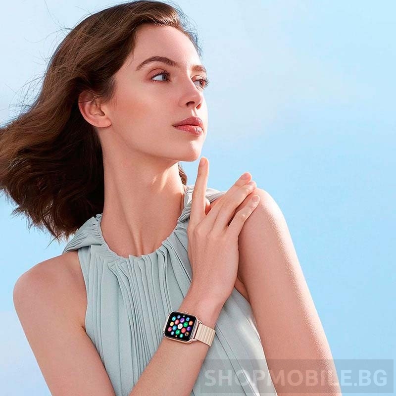 Xiaomi Watch Haylou RS4 Plus, Водоустойчив, 1.78″ AMOLED touchscreen, Златен