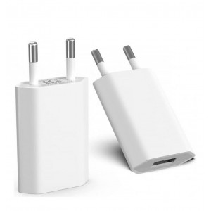 Адаптер съвместим с всички Apple iPhone, 220V, 5W, Бял Адаптер съвместим с всички Apple iPhone, 220V, 5W, Бял