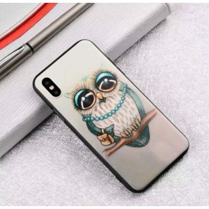 Мек силиконов кейс с бухал за Iphone 7+/8+