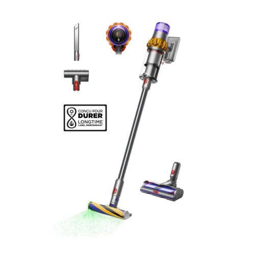 Безжична прахосмукачка Dyson V15 Detect Absolute (2026) ,Satin Nickel / Gloss Nickel EU 494719-01 Безжична прахосмукачка Dyson V15 Detect Absolute (2026) ,Satin Nickel / Gloss Nickel EU 494719-01