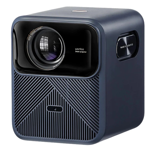 Проектор Wanbo Mozart 1 Pro (2025) 1080p с Android система и Google Assistant, EU, Тъно син