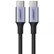 Кабел USB-C към USB-C UGREEN US316, 100W, 5A, 1 метър, Сив Кабел USB-C към USB-C UGREEN US316, 100W, 5A, 1 метър, Сив