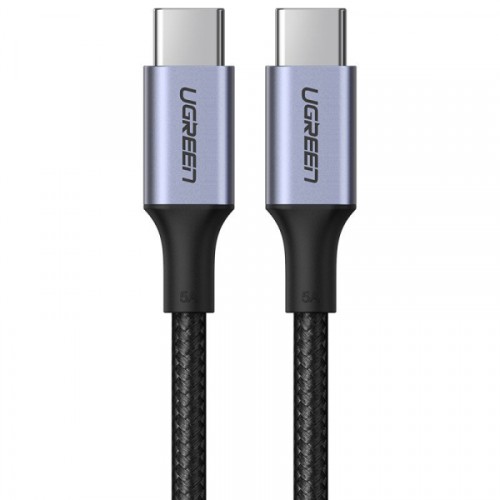 Кабел USB-C към USB-C UGREEN US316, 100W, 5A, 1 метър, Сив Кабел USB-C към USB-C UGREEN US316, 100W, 5A, 1 метър, Сив