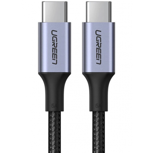 Кабел USB-C към USB-C UGREEN US316, 100W, 5A, 3 метра, Сив Кабел USB-C към USB-C UGREEN US316, 100W, 5A, 3 метра, Сив