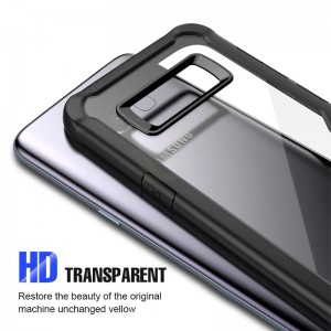 Удароусточив прозрачен гръб с цветна рамка за Samsung Note 9 Удароусточив прозрачен гръб с цветна рамка за Samsung Note 9