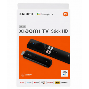 Медиа плеър Xiaomi Mi TV Stick 2nd Gen, Full HD, Chromecast, Control Voce, Bluetooth, Wi-Fi, HDMI
