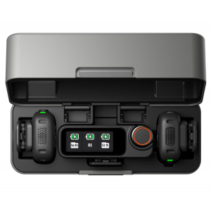 Безжичен микрофон DJI Microphone Mic 3 (2TX + 1RX + Charging Case) Wireless Set Black EU (CP.RN.00000480.01), Безжичен, Всепосочен, Шумопотискане, Обхват 400 м, Автономност на микрофона 8 часа, Автономност на приемника 10 часа Безжичен микрофон DJI Microphone Mic 3 (2TX + 1RX + Charging Case) Wireless Set Black EU (CP.RN.00000480.01), Безжичен, Всепосочен, Шумопотискане, Обхват 400 м, Автономност на микрофона 8 часа, Автономност на приемника 10 часа