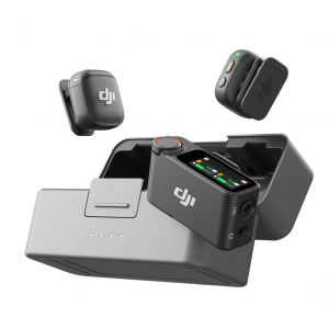 Безжичен микрофон DJI Microphone Mic 3 (2TX + 1RX + Charging Case) Wireless Set Black EU (CP.RN.00000480.01), Безжичен, Всепосочен, Шумопотискане, Обхват 400 м, Автономност на микрофона 8 часа, Автономност на приемника 10 часа Безжичен микрофон DJI Microphone Mic 3 (2TX + 1RX + Charging Case) Wireless Set Black EU (CP.RN.00000480.01), Безжичен, Всепосочен, Шумопотискане, Обхват 400 м, Автономност на микрофона 8 часа, Автономност на приемника 10 часа