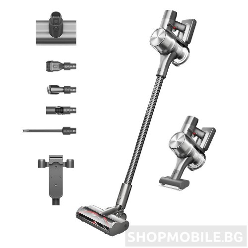 Безжична вертикална прахосмукачка Dreame T30, Мощност 550W, 27000 Pa, 3 режима, Резервоар за прах 0.6 л, Автономия 90 мин, HD дисплей