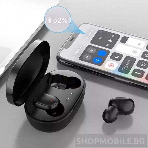 Безжични слушалки A6S TWS Bluetooth 5.0, Водоустойчиви, HD стерео