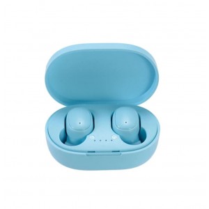 Безжични слушалки A6S TWS Bluetooth 5.0, Водоустойчиви, HD стерео, Съвместими Android и iPhone, Син Безжични слушалки A6S TWS Bluetooth 5.0, Водоустойчиви, HD стерео, Съвместими Android и iPhone, Син