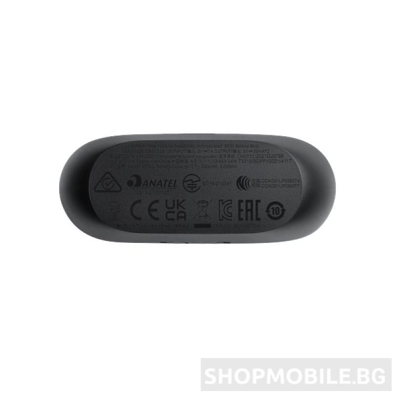 Безжични слушалки JBL Wave 100TWS, Bluetooth, True Wireless, Deep Bass, Черни