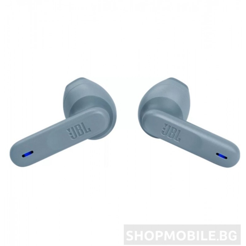 Безжични слушалки JBL Wave 300TWS, True Wireless, Bluetooth, Deep Bass, IPX2, Touch Control, Dual Connect, Сини