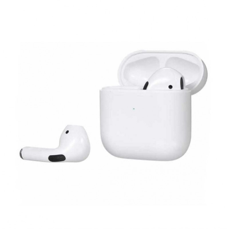 Безжични слушалки PRO 4 TWS, Bluetooth 5.0, 15m, Handsfree, Touch Control, Съвместими Android и iPhone, Бели