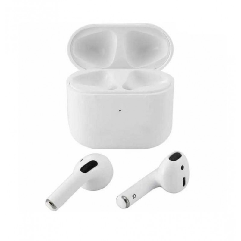Безжични слушалки PRO 4 TWS, Bluetooth 5.0, 15m, Handsfree, Touch Control, Съвместими Android и iPhone, Бели