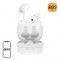 Безжични слушалки QCY T13 с Powerbank, Водоустойчиви, 4 микрофона, Бели 