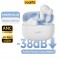 Безжични слушалки Realfit F3, Bluetooth 5.4, ANC Активно шумопотискане, Stereo Superb Bass, ENC Call HIFI, Бели Безжични слушалки Realfit F3, Bluetooth 5.4, ANC Активно шумопотискане, Stereo Superb Bass, ENC Call HIFI, Бели