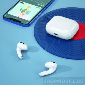 Безжични слушалки XO - E10, Bluetooth 5.1 с тъч контрол, 3D звук, Безжично зареждане
