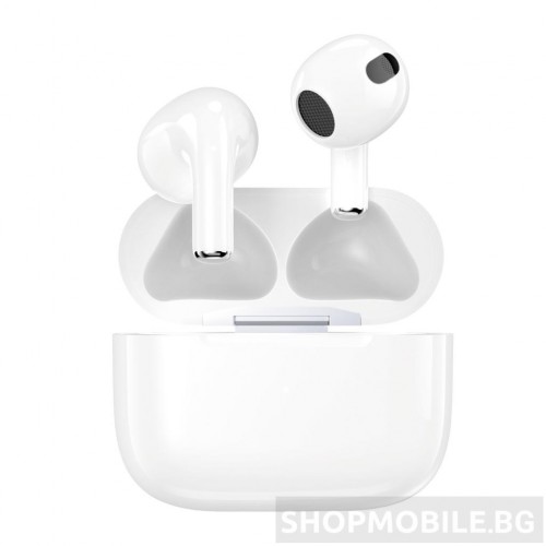 Безжични слушалки XO - X12, Bluetooth 5.0 с тъч контрол, 3D звук, Безжично зареждане, Заглушаване на фоновия шум