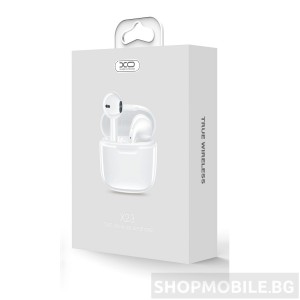 Безжични слушалки XO X23 TWS, Bluetooth V5.3, до 4 часа музика, Бели Безжични слушалки XO X23 TWS, Bluetooth V5.3, до 4 часа музика, Бели