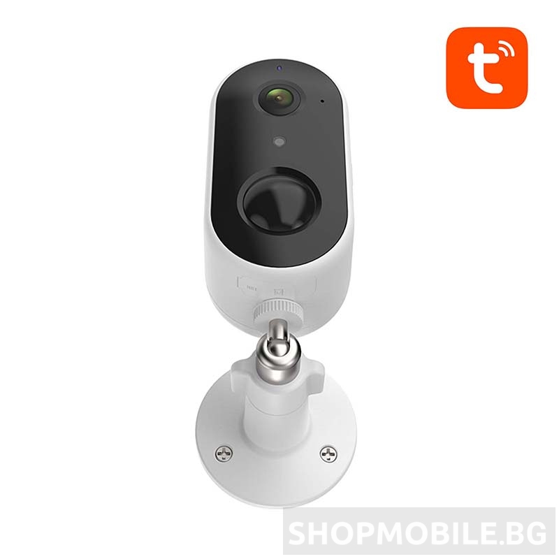Водоустойчива камера за наблюдение Laxihub W1-TY, Батерия 6700mAh, 2.4G Wi-Fi, 1080P FHD, 2-посочно аудио, Нощно виждане, Alexa и Google Assistant