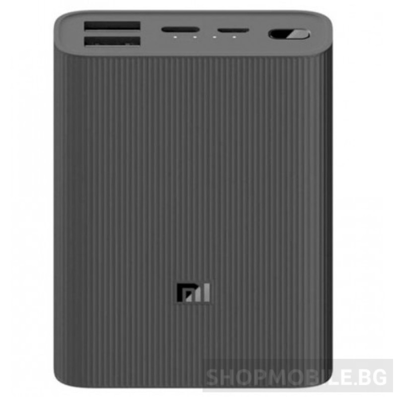 Външна батерия Mi Power bank 3 Ultra compact, 10000 mAh, Fast Charge 22.5W, DUAL USB-A + USB TYPE C