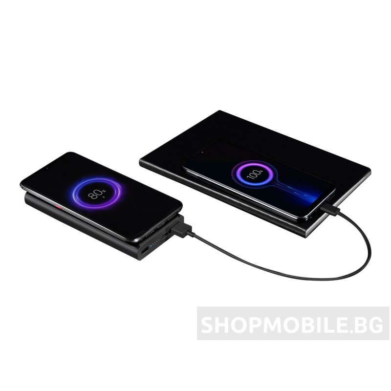 Външна батерия Xiaomi Mi Wireless Power Bank, USB Type C, 10000 mAh, 10W wireless