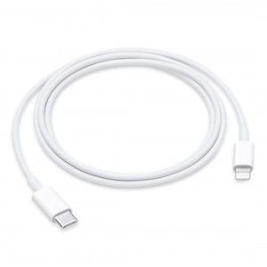Кабел за iPhone, 20W, USB-C /Lightning USB Cable, 1 метър, Бял