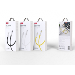 Кабел за зареждане и пренос на данни XO cable NB-Q252B, USB-C - USB-C 1.0m, 60W, Бял Кабел за зареждане и пренос на данни XO cable NB-Q252B, USB-C - USB-C 1.0m, 60W, Бял