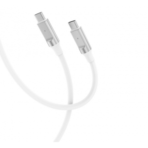 Кабел за зареждане и пренос на данни XO cable NB-Q252B, USB-C - USB-C 1.0m, 60W, Бял Кабел за зареждане и пренос на данни XO cable NB-Q252B, USB-C - USB-C 1.0m, 60W, Бял