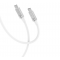 Кабел за зареждане и пренос на данни XO cable NB-Q252B, USB-C - USB-C 1.0m, 60W, Бял