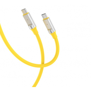 Кабел за зареждане и пренос на данни XO cable NB-Q252B, USB-C - USB-C 1.0m, 60W, Жълт Кабел за зареждане и пренос на данни XO cable NB-Q252B, USB-C - USB-C 1.0m, 60W, Жълт