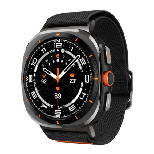 Каишка Spigen Fit Lite Strap за Samsung Galaxy Watch Ultra Series, Черна Каишка Spigen Fit Lite Strap за Samsung Galaxy Watch Ultra Series, Черна