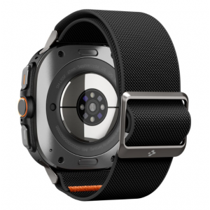 Каишка Spigen Fit Lite Strap за Samsung Galaxy Watch Ultra Series, Черна Каишка Spigen Fit Lite Strap за Samsung Galaxy Watch Ultra Series, Черна