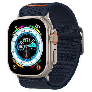 Каишка за Apple Watch Fit Lite Ultra Spigen за Apple Watch 49mm / 46mm / 45mm / 44mm / 42mm, Тъмносиня
