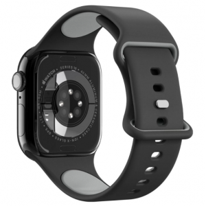 Каишка за Nano Pop Strap Spigen за Apple Watch 49mm / 46mm / 45mm / 44mm / 42mm, Черна