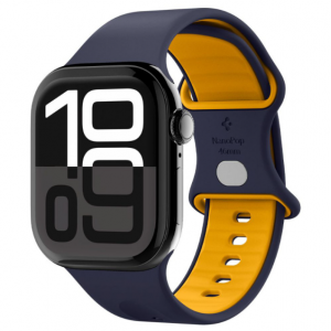 Каишка за Nano Pop Strap Spigen за Apple Watch 49mm / 46mm / 45mm / 44mm / 42mm, Тъмносиньо (Blueberry Navy)
