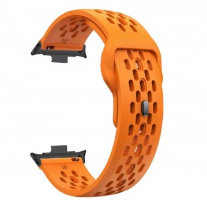 Силиконова каишка за Xiaomi Redmi Watch 4/5, Фитнес гривна Xiaomi Mi Band 8 Pro/9 Pro, Оранжева Силиконова каишка за Xiaomi Redmi Watch 4/5, Фитнес гривна Xiaomi Mi Band 8 Pro/9 Pro, Оранжева