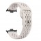 Силиконова каишка за Xiaomi Redmi Watch 4/5, Фитнес гривна Xiaomi Mi Band 8 Pro/9 Pro, Бял